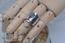 Load image into Gallery viewer, Signature Halo Flower Buttoned Back Textured Band
