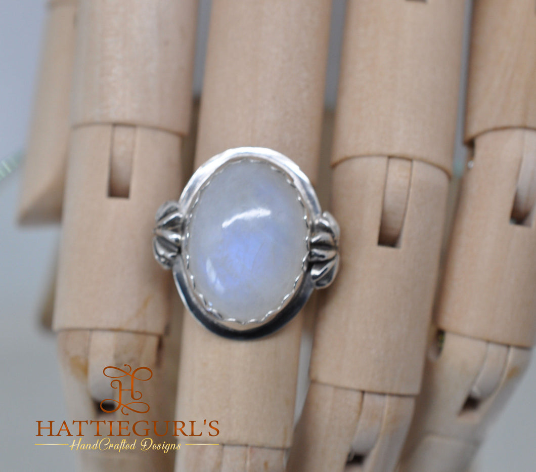 Fancy Rainbow Moonstone Ring